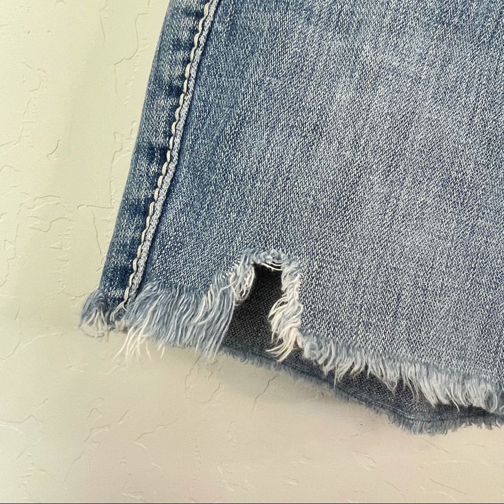 True Religion Y2K Joey Low Rise Cut Off Flap Pocket Denim Shorts Size 24 - Picture 15 of 16